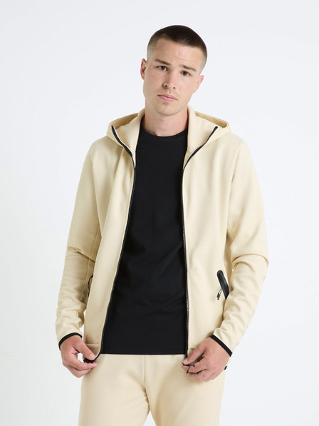 Celio Kremasta moška jopa s kapuco Celio Fenewyoke