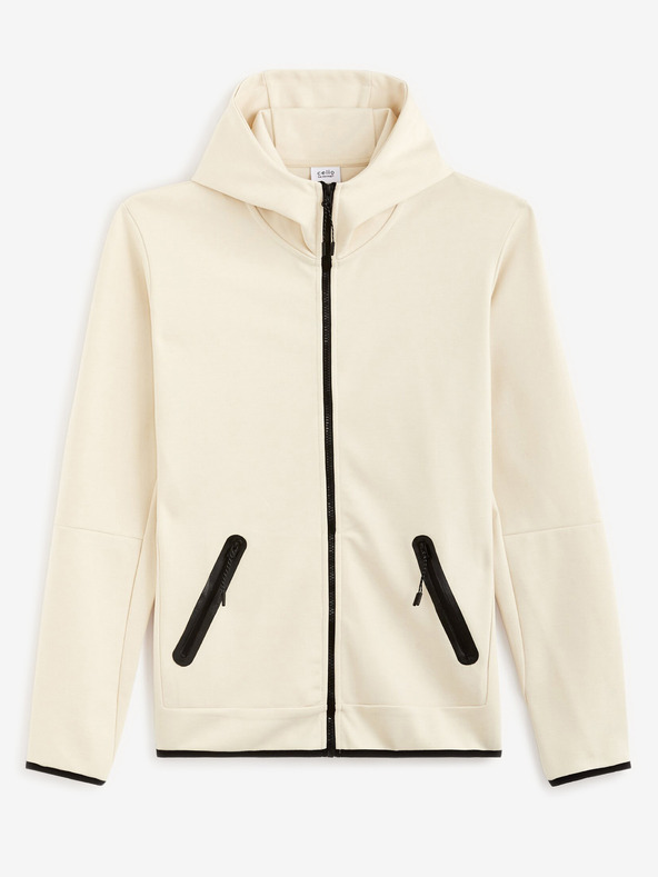 Celio Kremasta moška jopa s kapuco Celio Fenewyoke