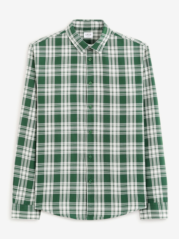 Celio Zelena moška srajca Celio Fadro