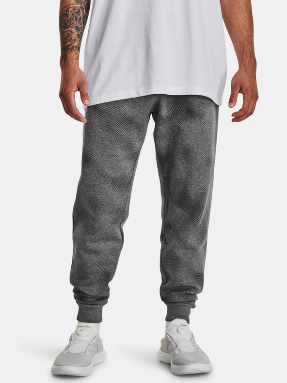 Under Armour Moške spodnji del trenirke Under Armour UA Rival Fleece Printed