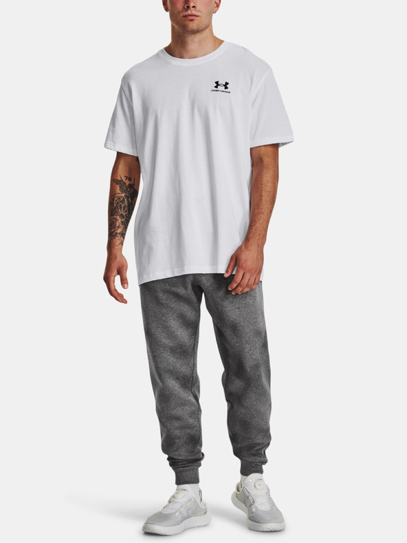 Under Armour Moške spodnji del trenirke Under Armour UA Rival Fleece Printed