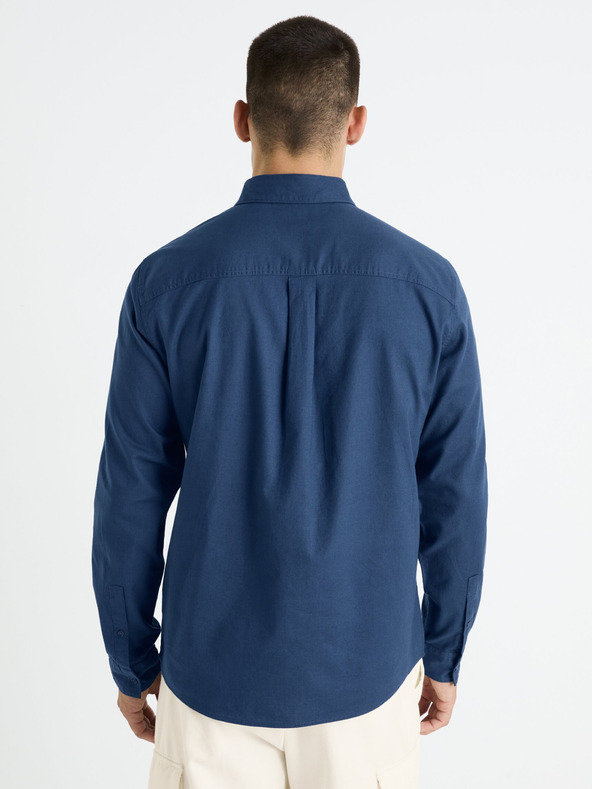 Celio Temno modra moška majica Celio Farobone2