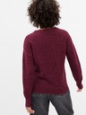 GAP Pleteni pulover z vzorcem GAP