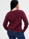 GAP Pleteni pulover z vzorcem GAP