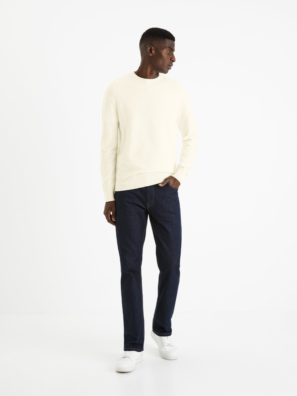 Celio Kremast moški osnovni pulover Celio Felinode