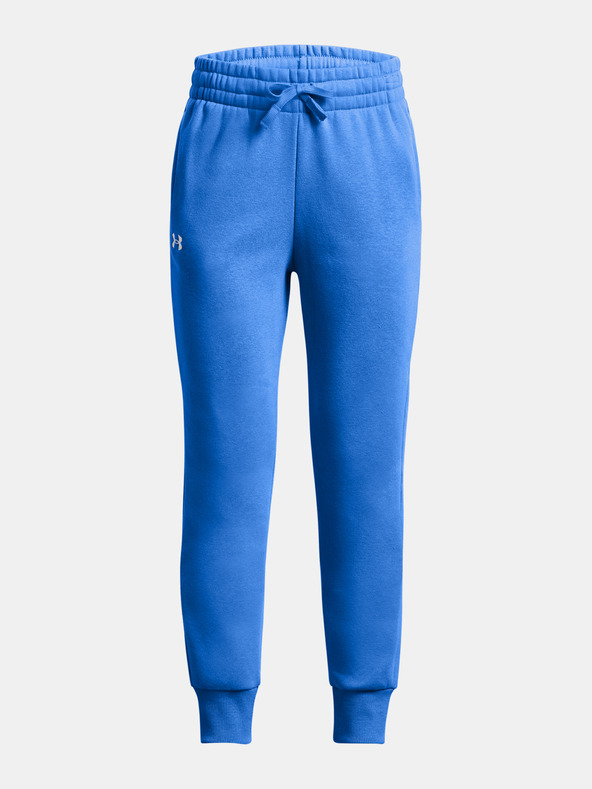 Under Armour Dekliške spodnji del trenirke Under Armour UA Rival Fleece Joggers-GRY