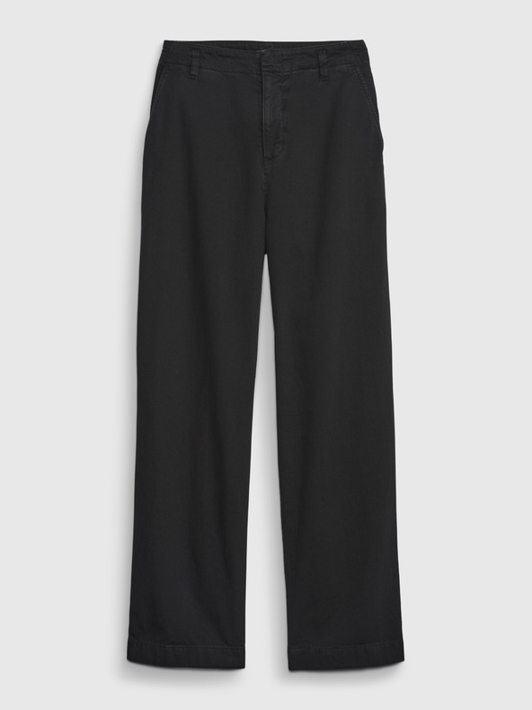 GAP Hlače Loose Khaki GAP