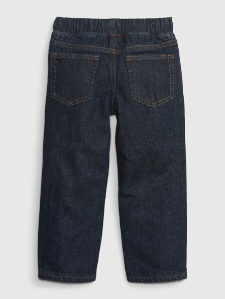 GAP Otroške termo jeans hlače ravnega kroja GAP