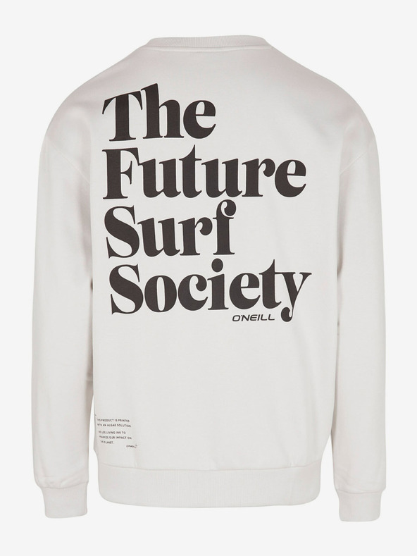 O'Neill Bela moška majica O'Neill Future Surf Society s potiskom na hrbtu