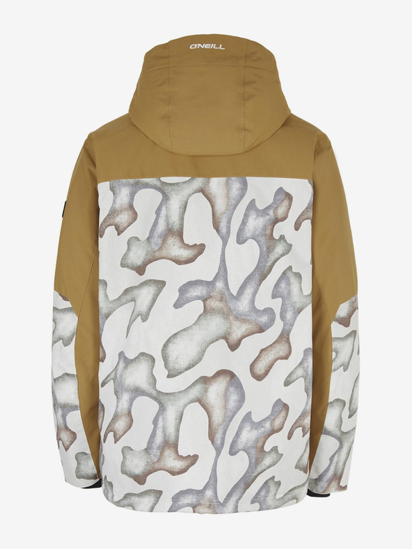 O'Neill Kremasta in gorčična moška smučarska/snowboard jakna O'Neill Texture