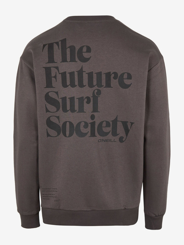 O'Neill Temno zelena moška majica O'Neill Future Surf Society s potiskom na hrbtu