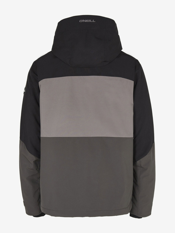 O'Neill Moška črna/siva smučarska/snowboard jakna O'Neill Carbonite