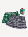 Celio Komplet dvobarvnih moških božičnih hlač v darilnem paketu Celio