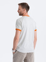 Ombre Clothing Sivo-bela moška majica Ombre Clothing Reglan