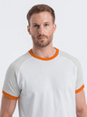 Ombre Clothing Sivo-bela moška majica Ombre Clothing Reglan