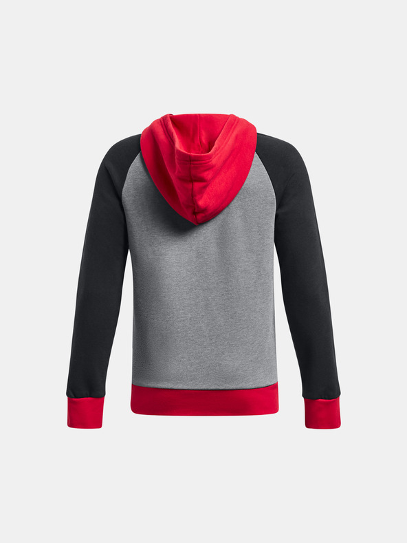 Under Armour Deški pulover Under Armour UA Rival Fleece Script CB HD-BLU