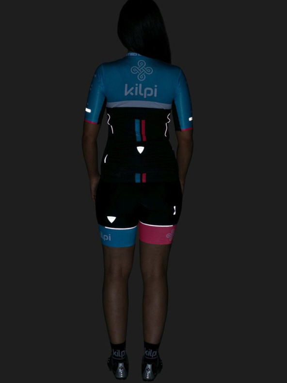 Kilpi Črno-modra ženska kolesarska majica Kilpi Corridor