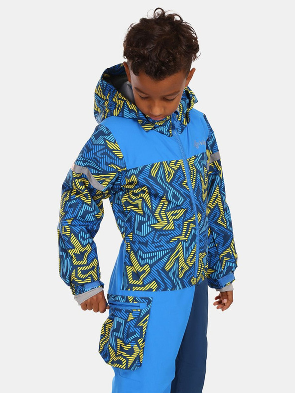 Kilpi Modra fantovska zimska vzorčasta smučarska obleka Kilpi Pontino