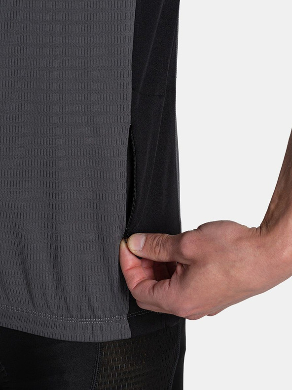 Kilpi Temno siva moška kolesarska majica Kilpi Meledo