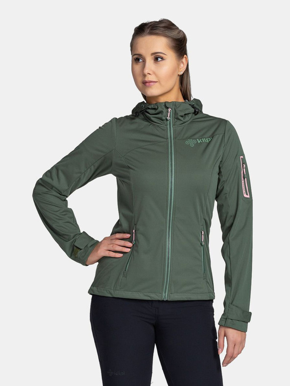 Kilpi Temno zelena ženska softshell jakna Kilpi Beltra-W