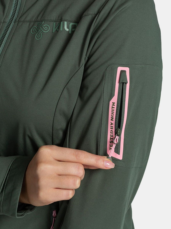 Kilpi Temno zelena ženska softshell jakna Kilpi Beltra-W