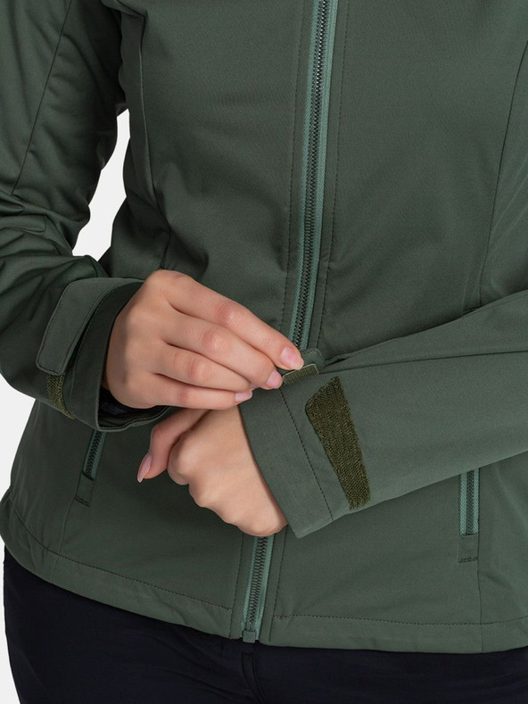 Kilpi Temno zelena ženska softshell jakna Kilpi Beltra-W