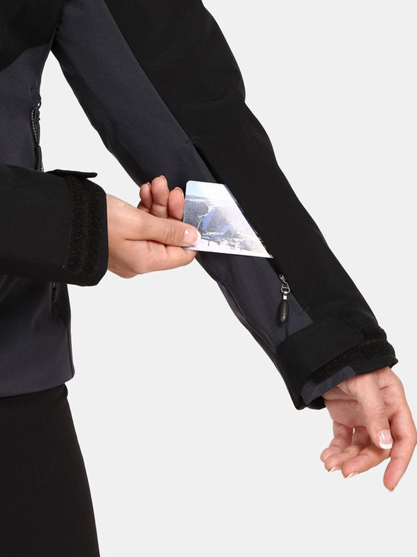 Kilpi Črna ženska smučarska jakna Kilpi Flip