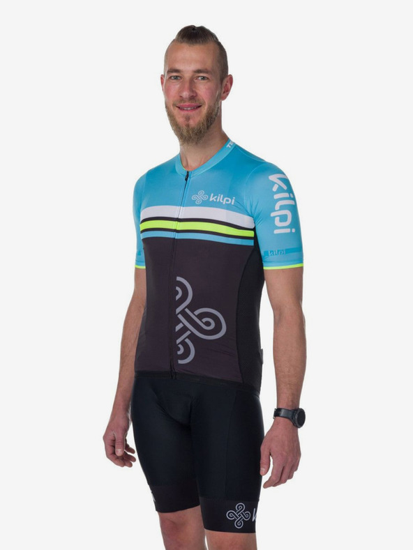 Kilpi Črno-modra moška kolesarska majica Kilpi CORRIDOR-M