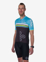 Kilpi Črno-modra moška kolesarska majica Kilpi CORRIDOR-M