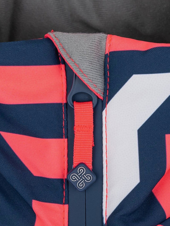 Kilpi Modro-rožnata dekliška smučarska jakna z vzorcem Kilpi SAARA-JG