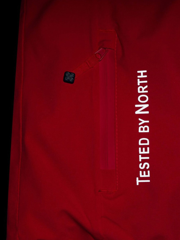 Kilpi Modro-rožnata dekliška smučarska jakna z vzorcem Kilpi SAARA-JG