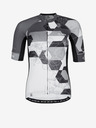 Kilpi Črno-bela ženska kolesarska majica Kilpi Adamello-W