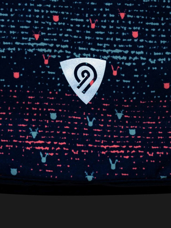 Kilpi Temno modra dekliška vzorčasta smučarska jakna Kilpi Jenova