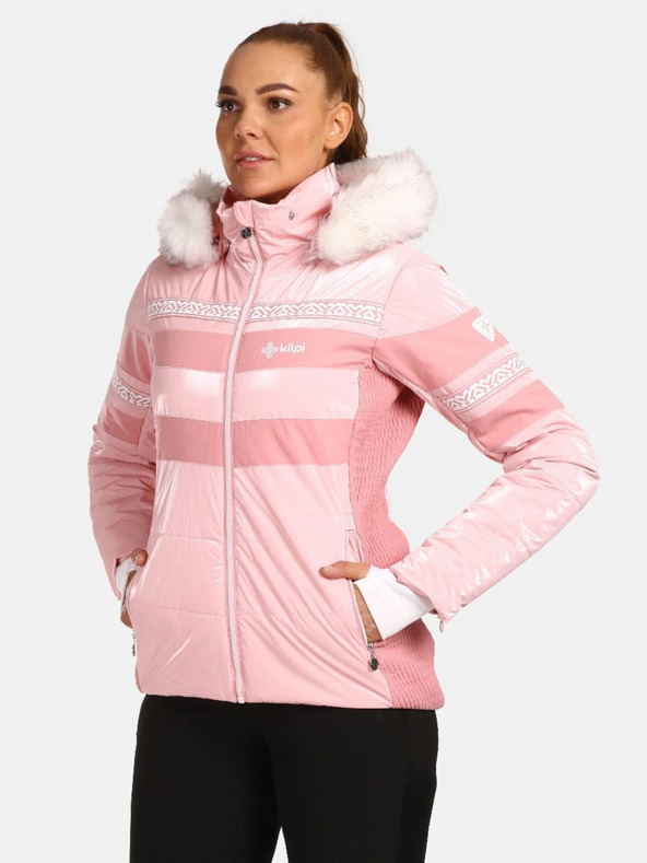 Kilpi Svetlo roza ženska smučarska jakna Kilpi Dalila