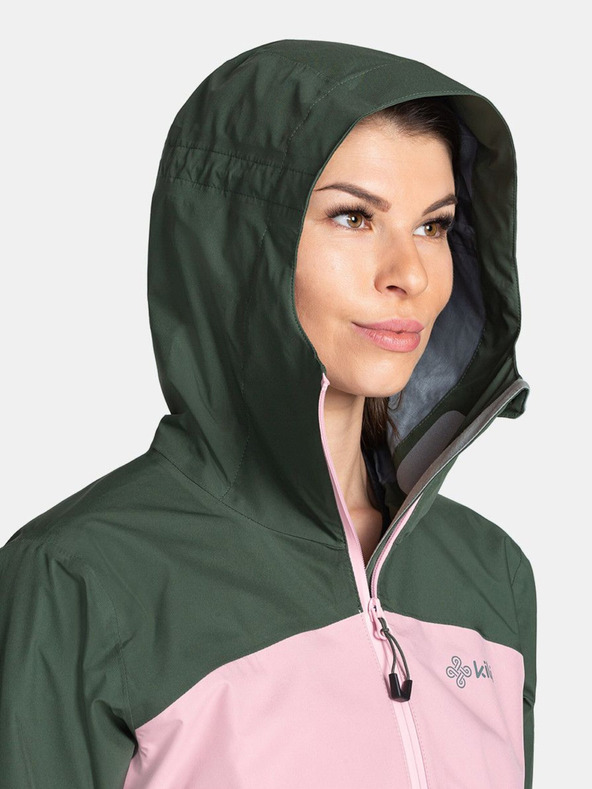 Kilpi Zelena in rožnata ženska nepremočljiva jakna Kilpi Mamba