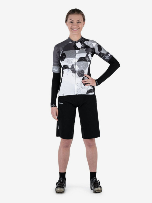 Kilpi Črne ženske kolesarske hlače Kilpi Trackee