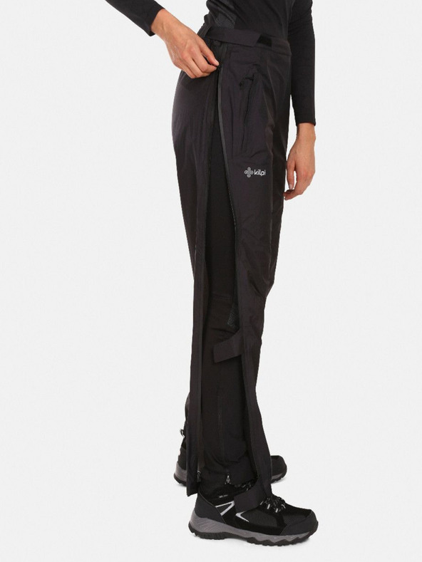 Kilpi Črne ženske nepremočljive hlače Kilpi Alpin-W