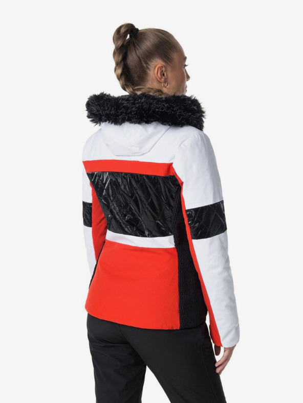 Kilpi Bela in rdeča ženska zimska smučarska jakna Kilpi Elza-W