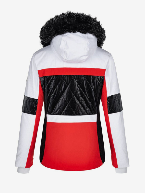 Kilpi Bela in rdeča ženska zimska smučarska jakna Kilpi Elza-W
