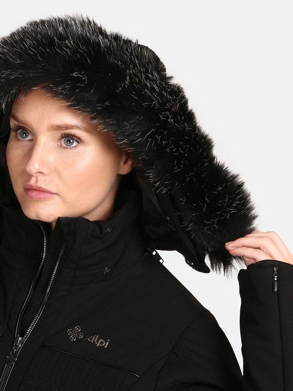 Kilpi Črna ženska ogrevana smučarska jakna Kilpi Emilin