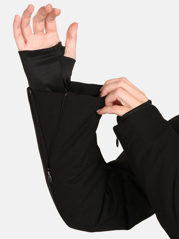 Kilpi Črna ženska ogrevana smučarska jakna Kilpi Emilin