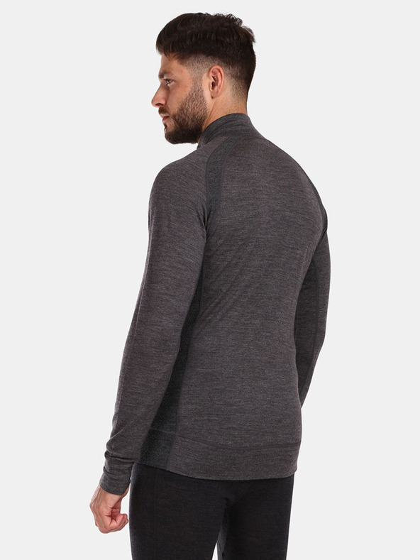 Kilpi Temno siva moška majica iz merino volne Kilpi JAGER-M