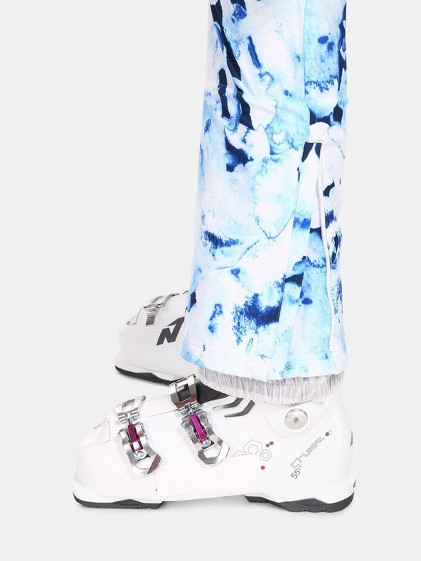 Kilpi Modro-bele ženske softshell smučarske hlače Kilpi TORIEN-W