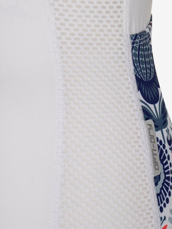 Kilpi Modro-bela ženska kolesarska majica s cvetovi Kilpi ORETI