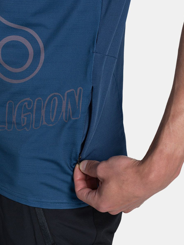 Kilpi Temno modra moška športna majica s potiskom Kilpi REMIDO