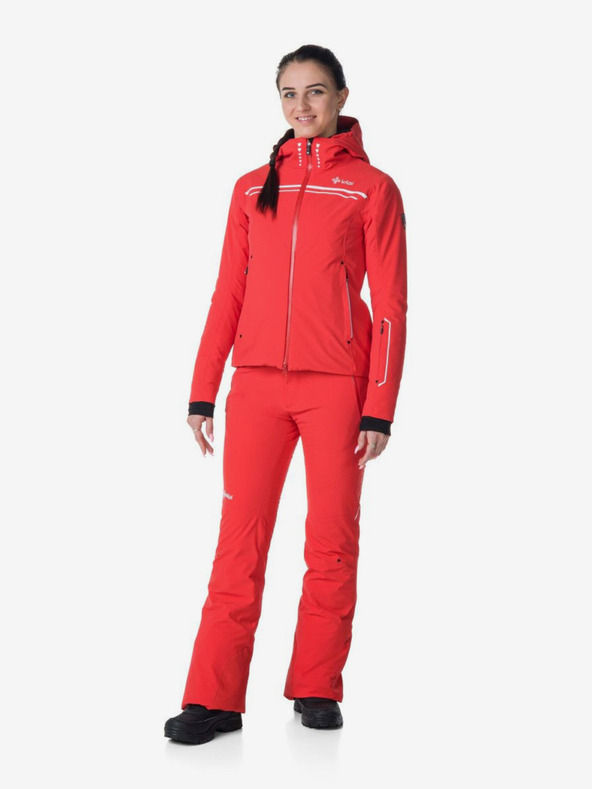Kilpi Rdeča ženska smučarska jakna Kilpi CORTINI