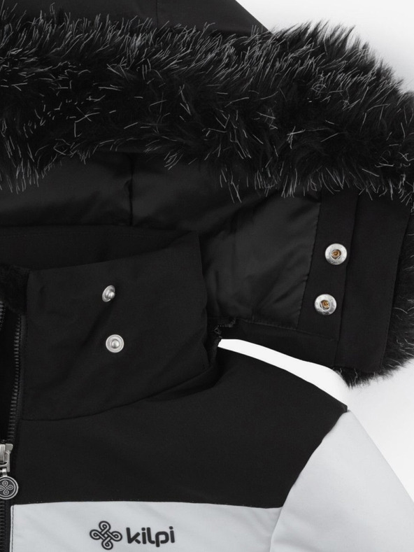 Kilpi Črno-bela ženska smučarska jakna Kilpi Massima