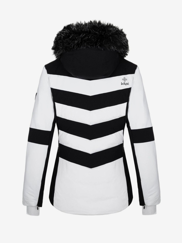 Kilpi Črno-bela ženska smučarska jakna Kilpi Massima