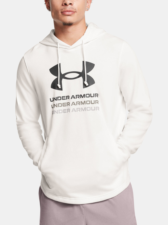 Under Armour Moški pulover Under Armour UA Rival Terry Graphic Hood