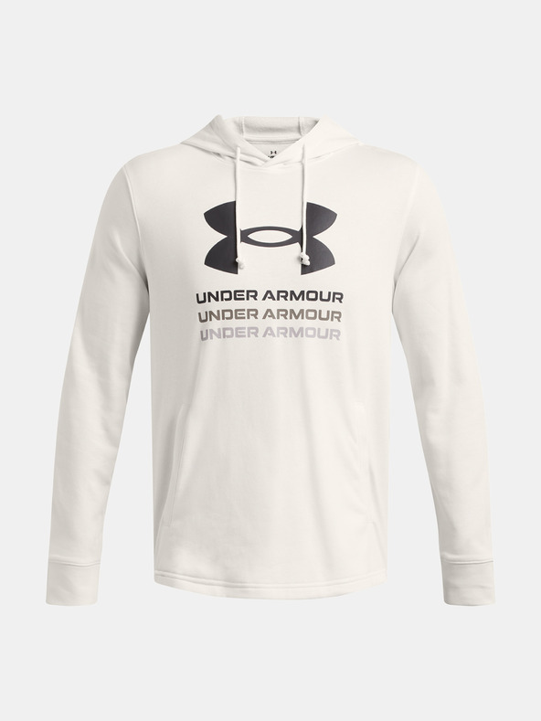 Under Armour Moški pulover Under Armour UA Rival Terry Graphic Hood